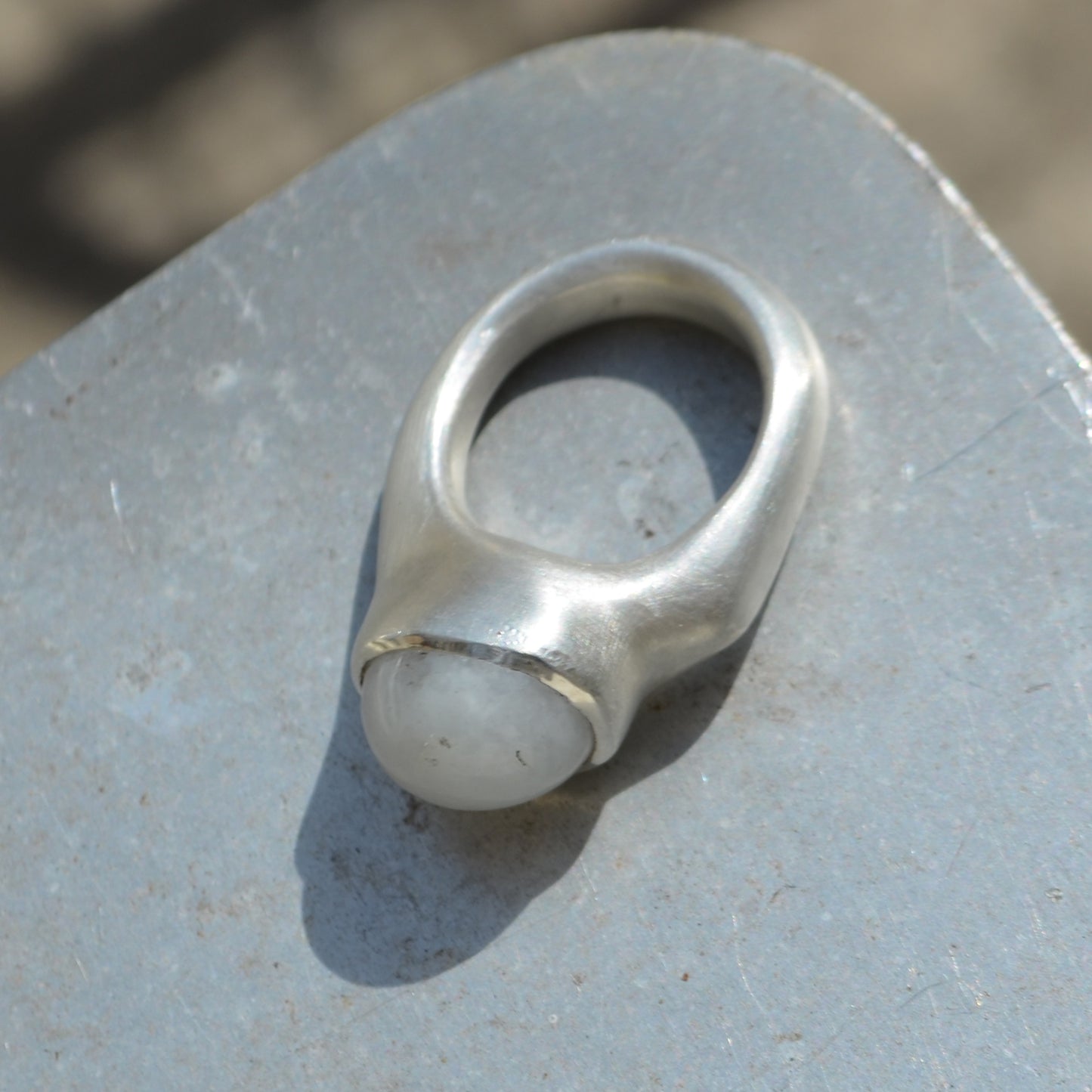 Knock Ring - Grey Jade