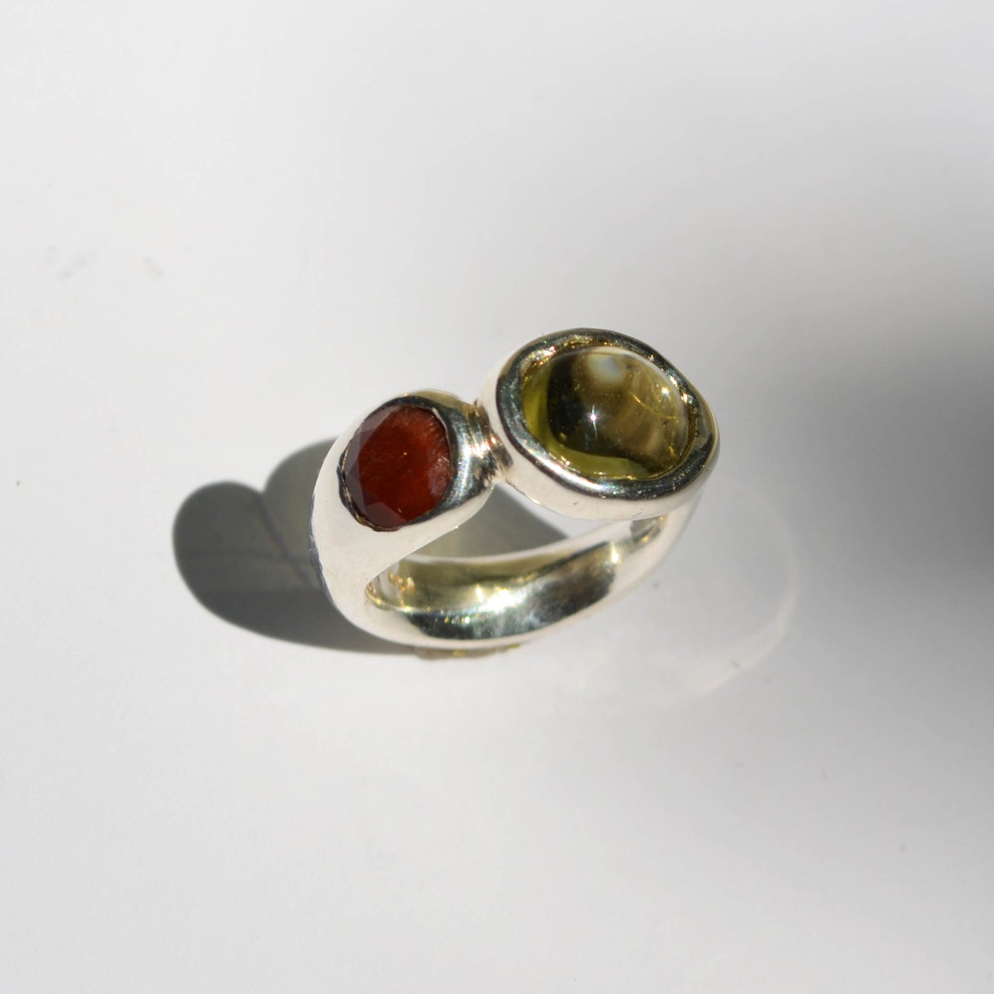 Topaz Amoeba Ring
