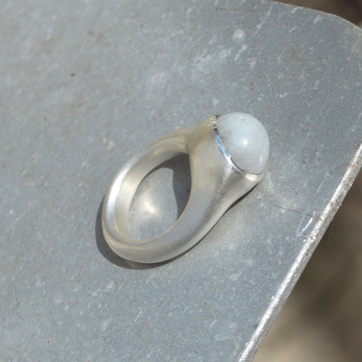 Knock Ring - Grey Jade