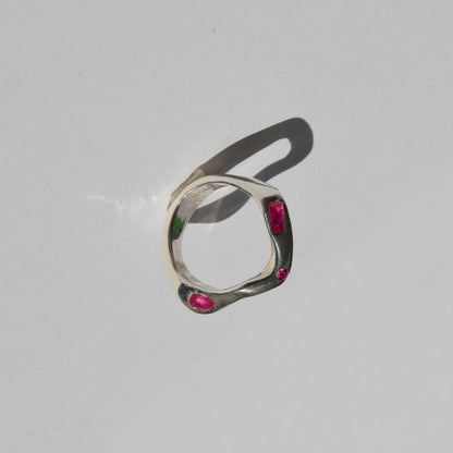 Juiced Ripple Ring - pretty in pink