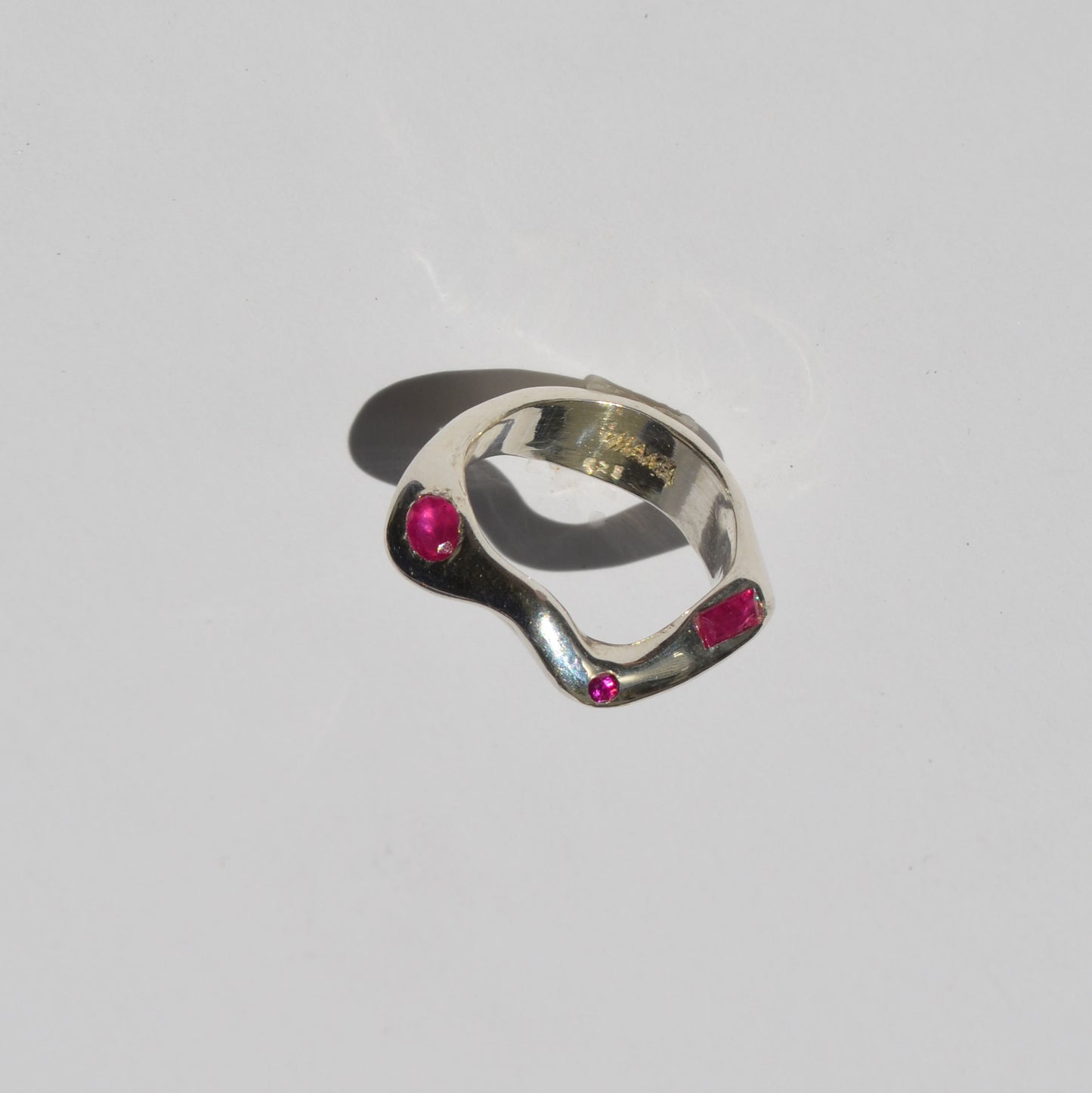 Juiced Ripple Ring - pretty in pink