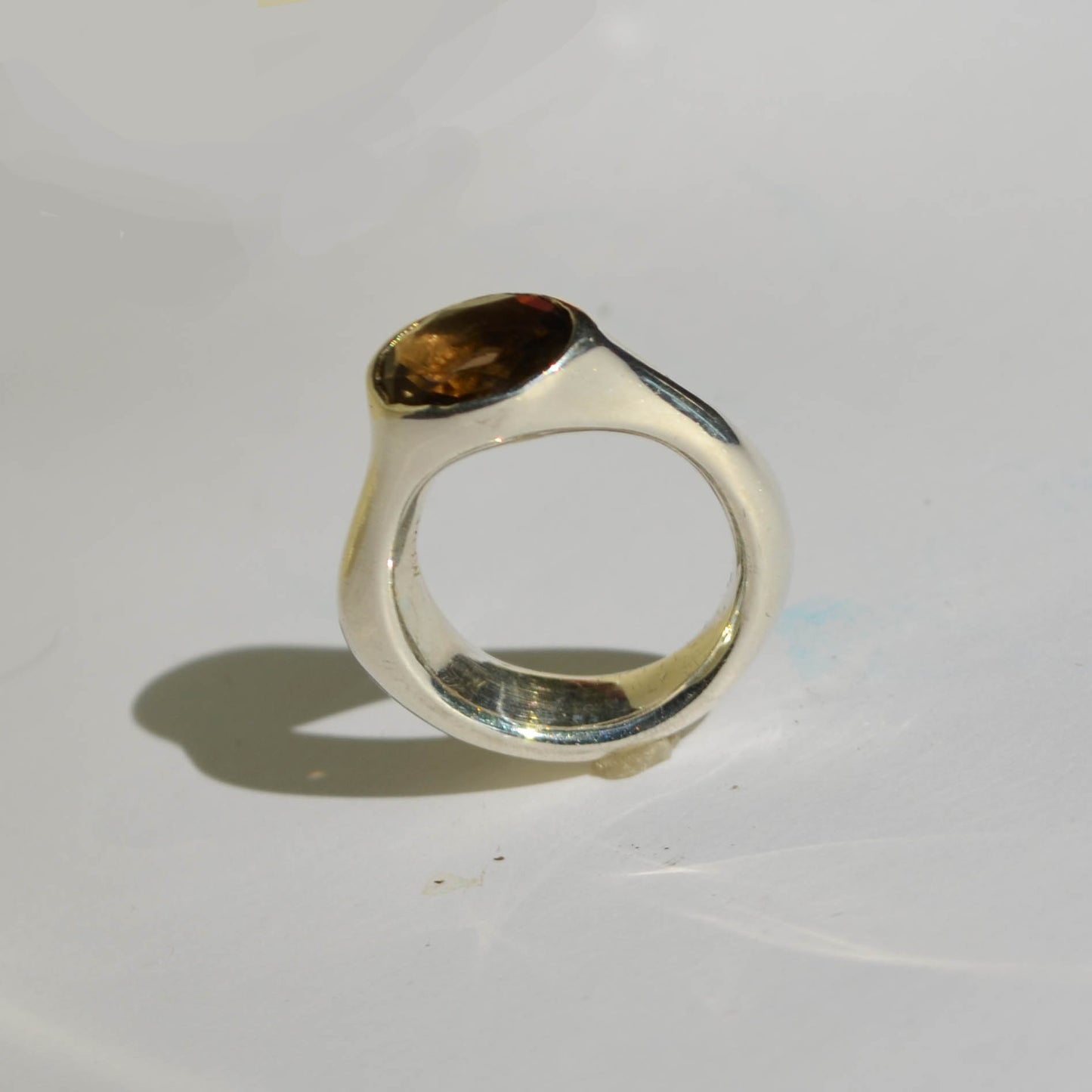 Smoky Amoeba Ring