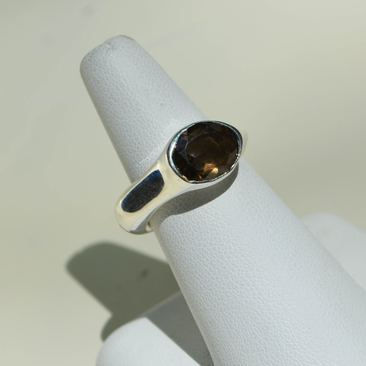 Smoky Amoeba Ring