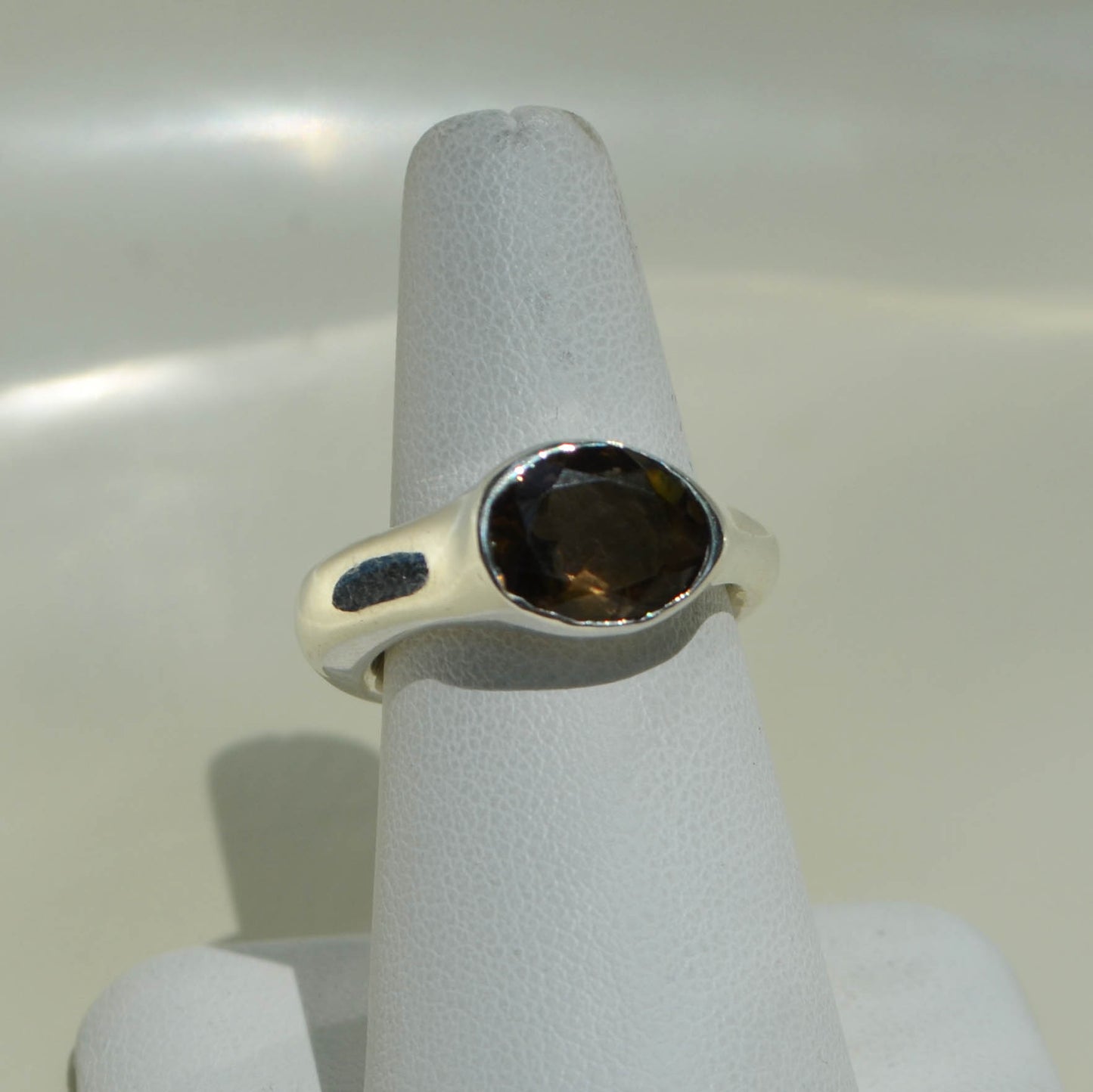 Smoky Amoeba Ring