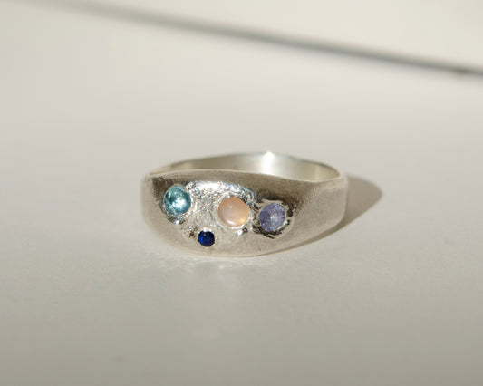 Textured Cushion Ring