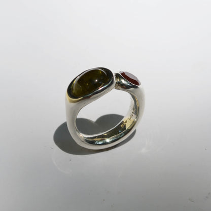 Topaz Amoeba Ring