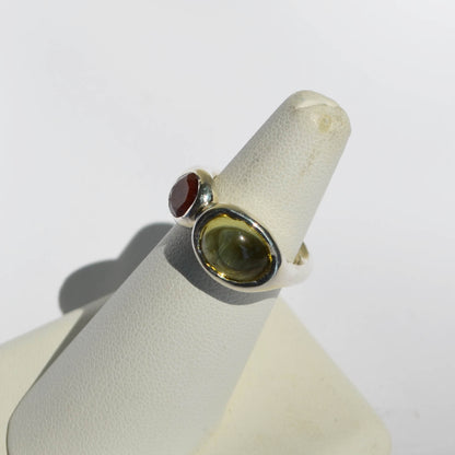 Topaz Amoeba Ring