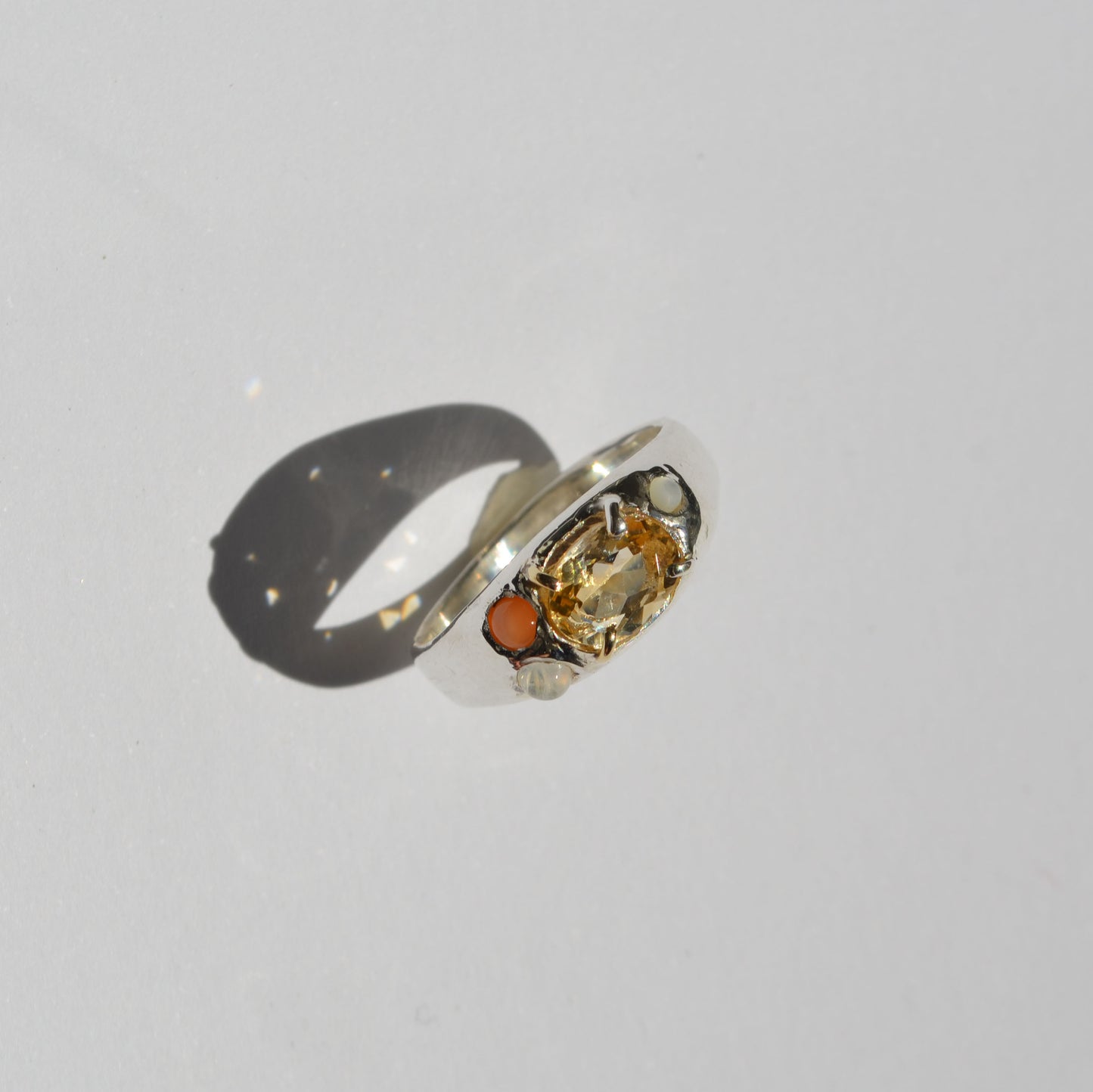 Juiced Cushion Ring - champagne