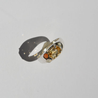 Juiced Cushion Ring - champagne