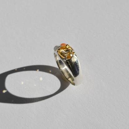 Juiced Cushion Ring - champagne