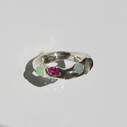 DOUGH RING - baby blues n pinks