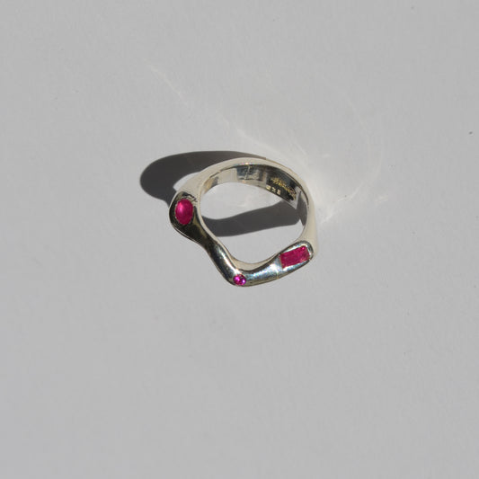 Juiced Ripple Ring - pretty in pink