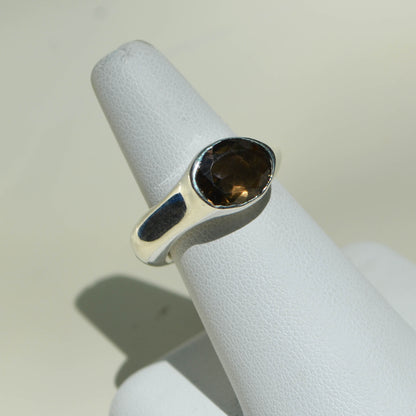 Smoky Amoeba Ring