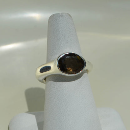 Smoky Amoeba Ring