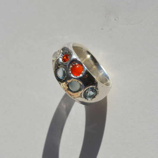 Juicy Ring -Melted Puff - Blues